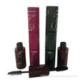 Mascara with rubber brusher, the eyebrow brush, double side, customized designs are accepted
